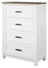 Chapel Hill Chest with 4 drawers, White