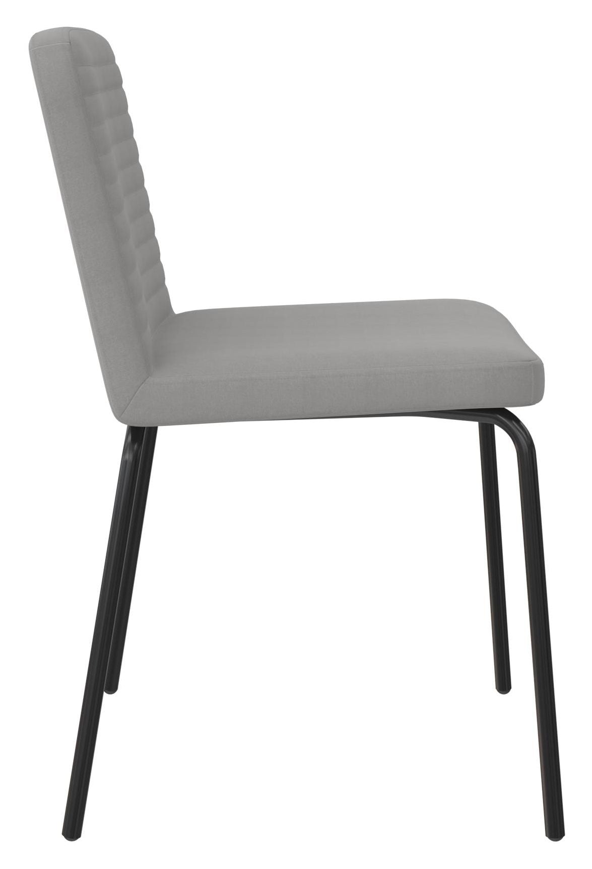 Corey Dining chair, Gray fabric