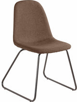 Cosmus Dining chair w/fabric seat, Cappucino