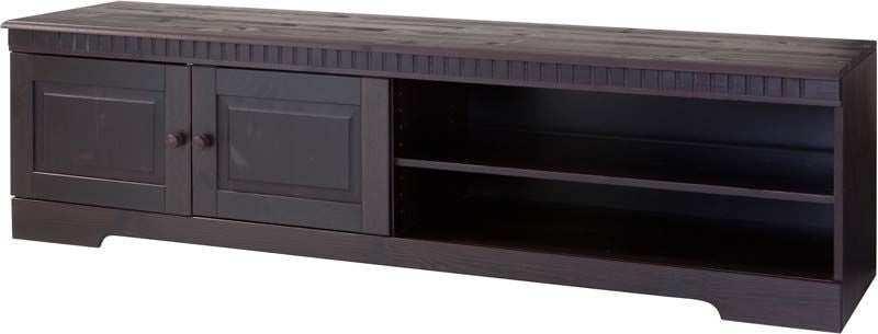 Cuba TV Table Dark lacquered pine