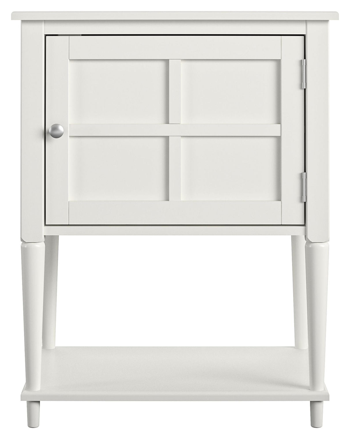 Fairmont Side table with storage, Offwhite