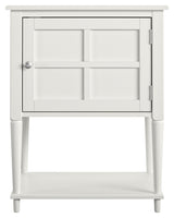 Fairmont Side table with storage, Offwhite