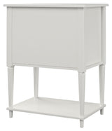 Fairmont Side table with storage, Offwhite