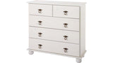 Farley Chest, white pigmented pine