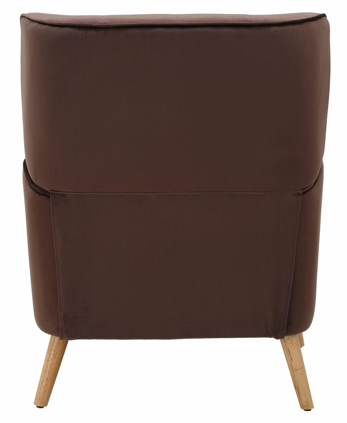 Filucca RELAX armchair with footstool and resting function, Brown velvet