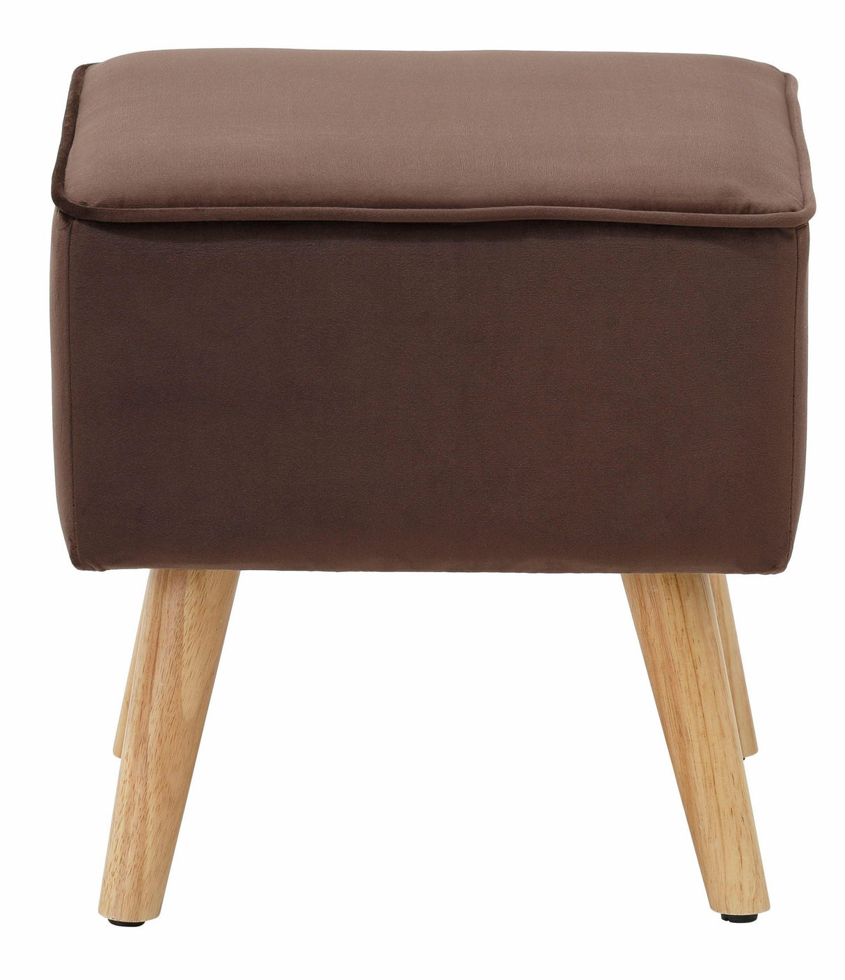 Filucca RELAX armchair with footstool and resting function, Brown velvet