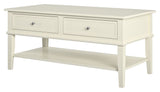 Franklin coffee table, White