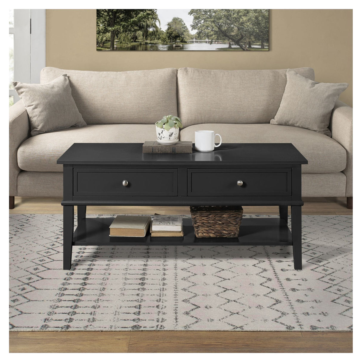 Franklin coffee table, Black