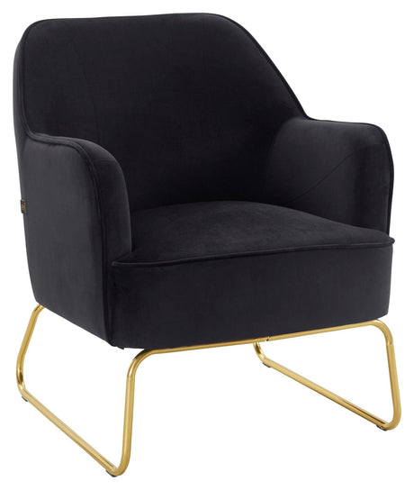 Jumbo Armchair, Black Velvet