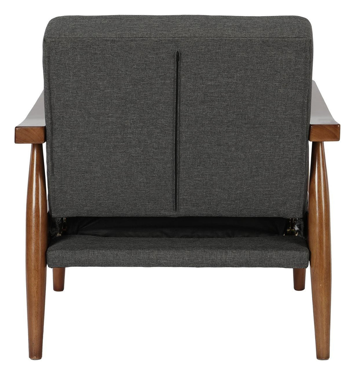 Mid Century Armchair, Gray Listen