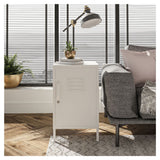 Mission District Metal Locker Sideboard, White