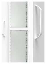 Mission District Metal Locker Cabinet, White