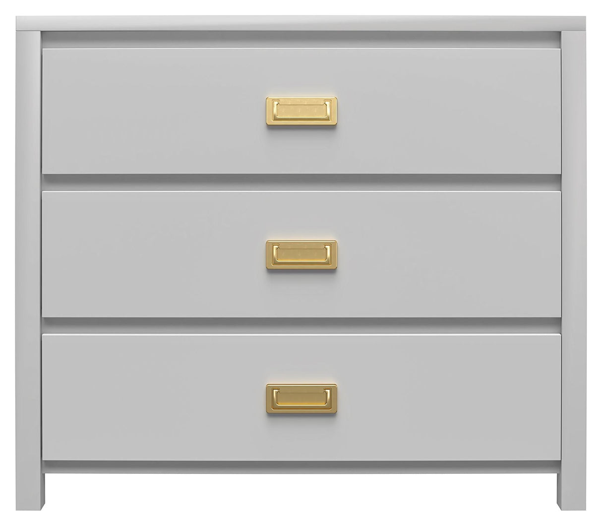 Monarch Hill Haven Children's Chest Gray, 3 drawers