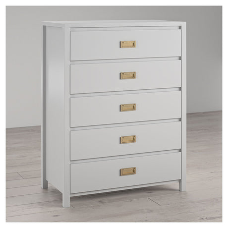 Monarch Hill Haven Children's Chest Gray, 5 drawers