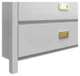 Monarch Hill Haven Children's Chest Gray, 5 drawers