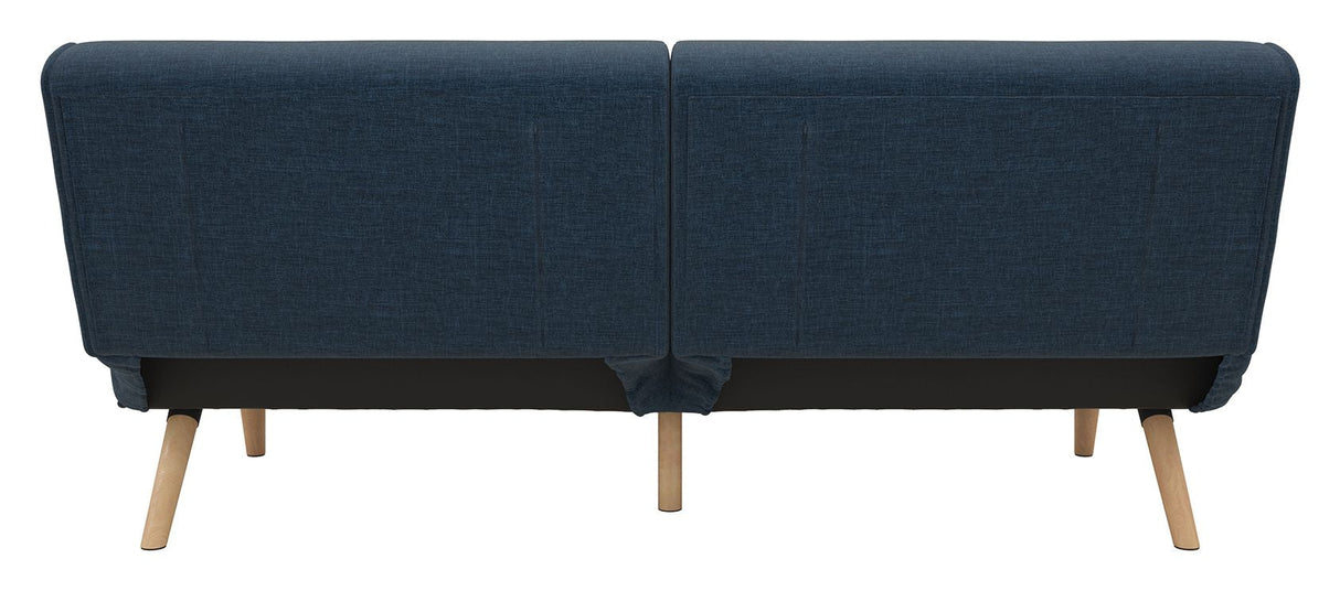 Palm Springs Split Sofa bed, Blue linen