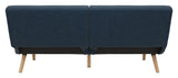 Palm Springs Split Sofa bed, Blue linen