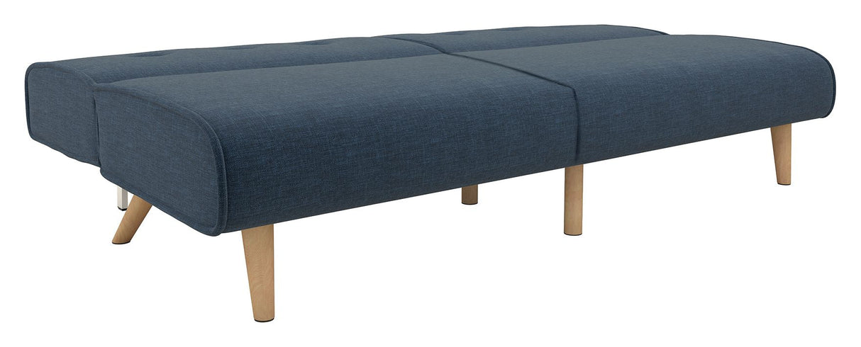 Palm Springs Split Sofa bed, Blue linen