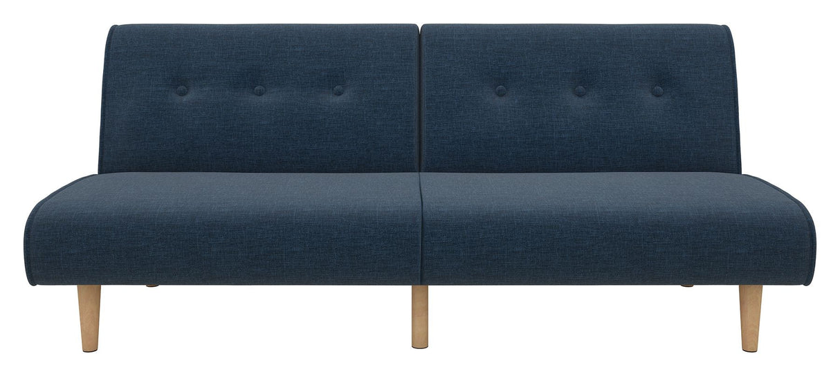 Palm Springs Split Sofa bed, Blue linen