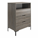 Rayburn Chest of drawers, H: 110, Weathered oak