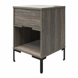 Rayburn nightstand with a drawer, Walnut