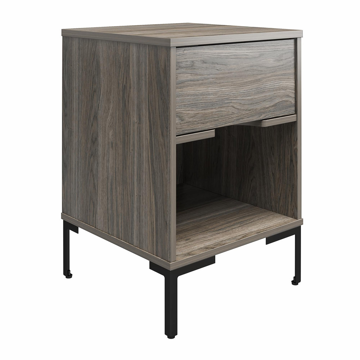 Rayburn nightstand with a drawer, Walnut