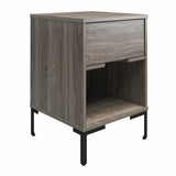 Rayburn nightstand with a drawer, Walnut