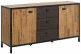 Saigon Sideboard in MDF, Nature/black