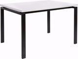 Sandra Dining Table White High Gloss 120x90