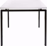 Sandra Dining Table White High Gloss 120x90