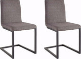 Sandra Dining Chair Anthracite Fabric