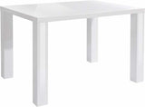 Shane Dining table White Highgloss, 120x90