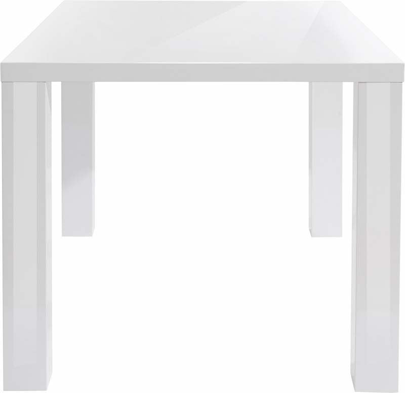 Shane Dining table White Highgloss, 120x90