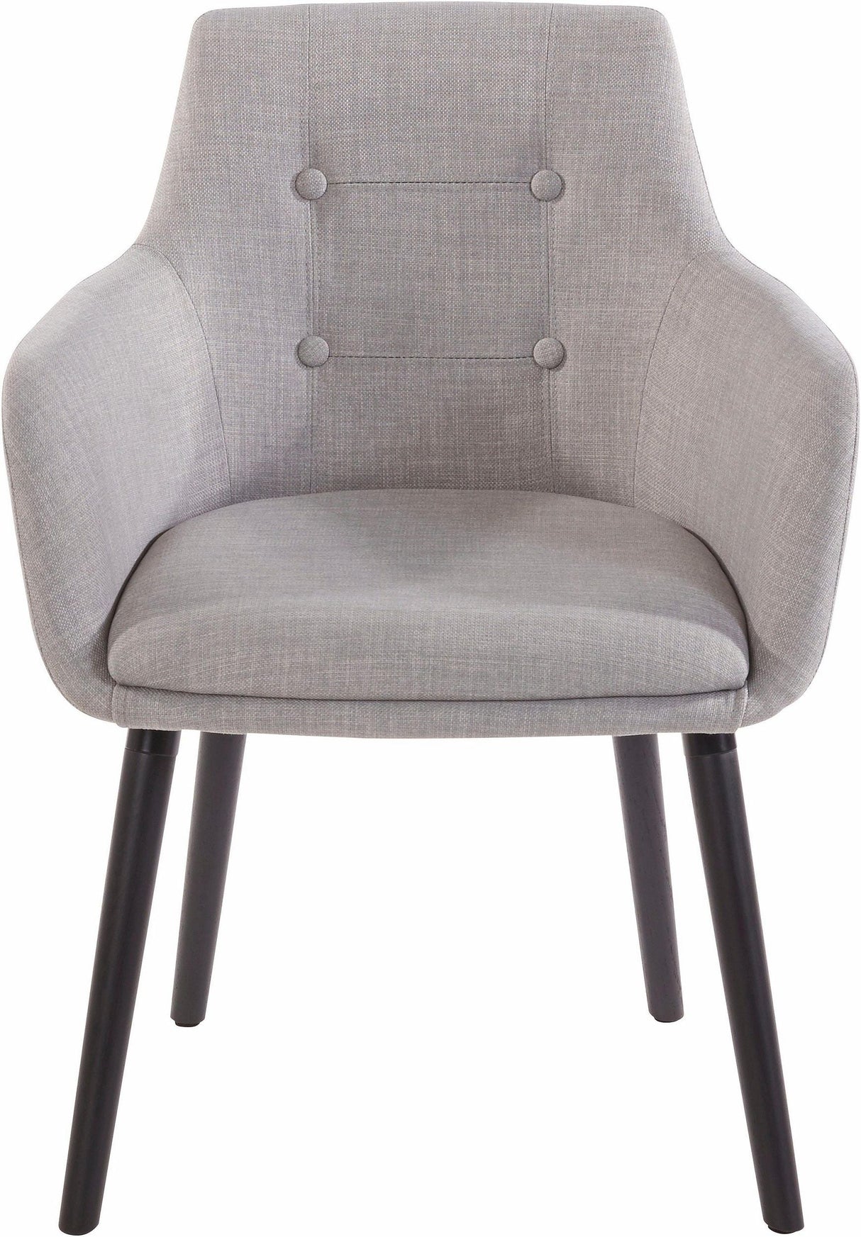 Sherman Dining chair w/armrests, Light gray