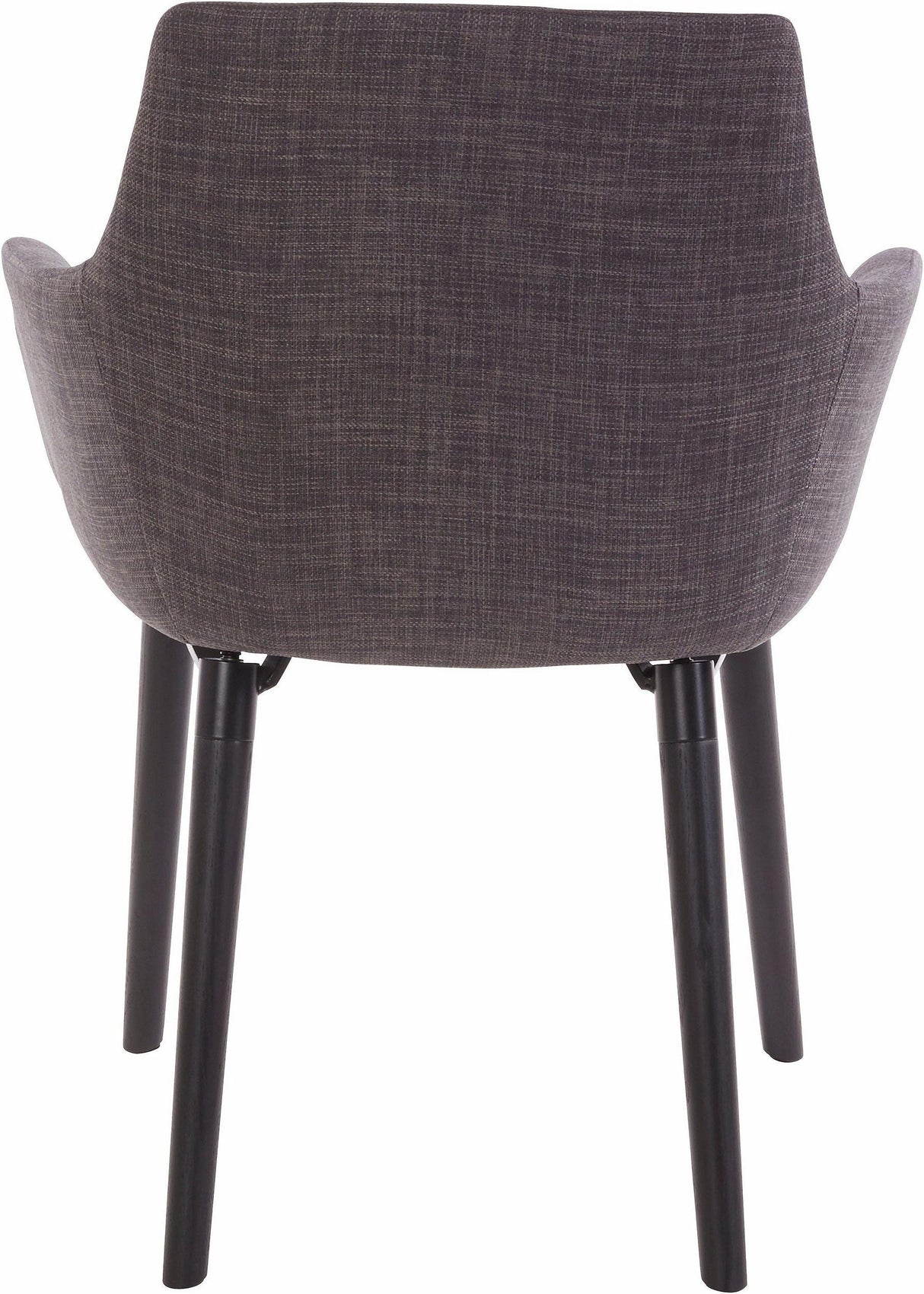 Sherman Dining chair w/armrests, Dark gray