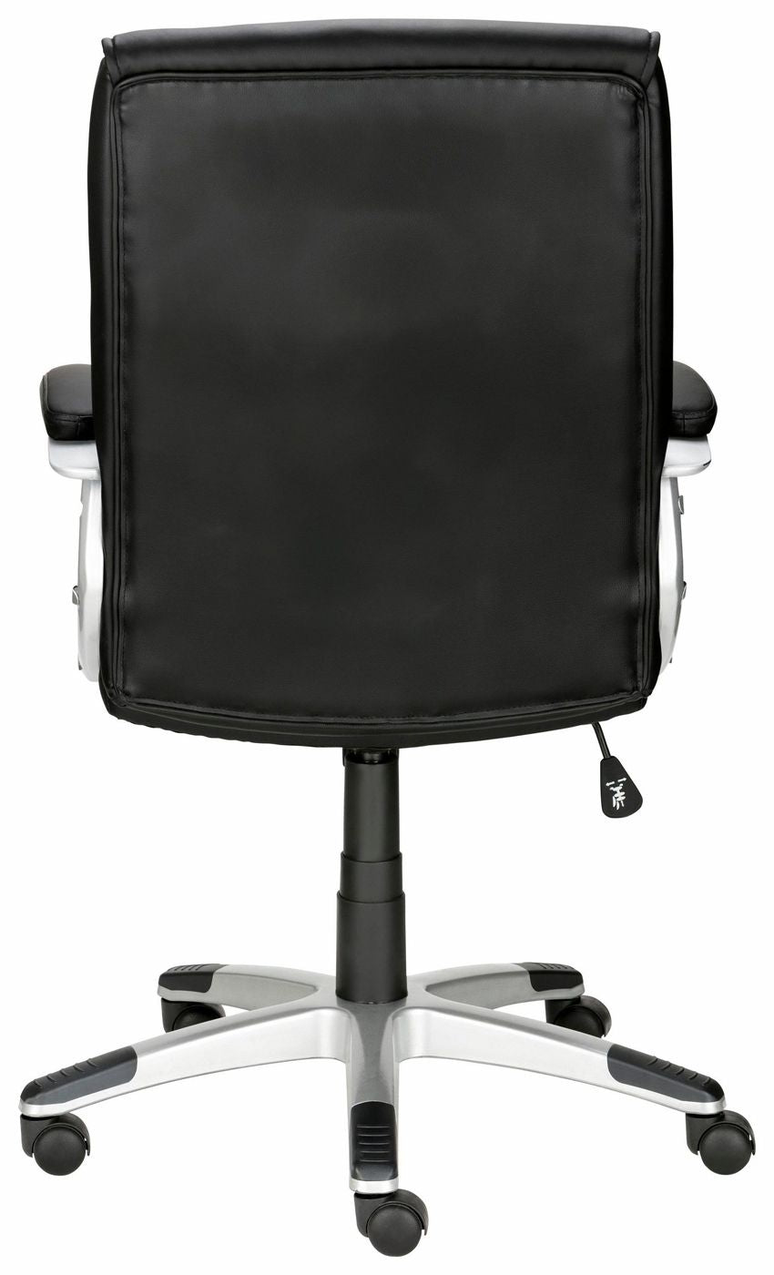 Tampa Office chair with synthetic leather, Black