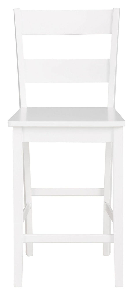 Tempo bar stool, white