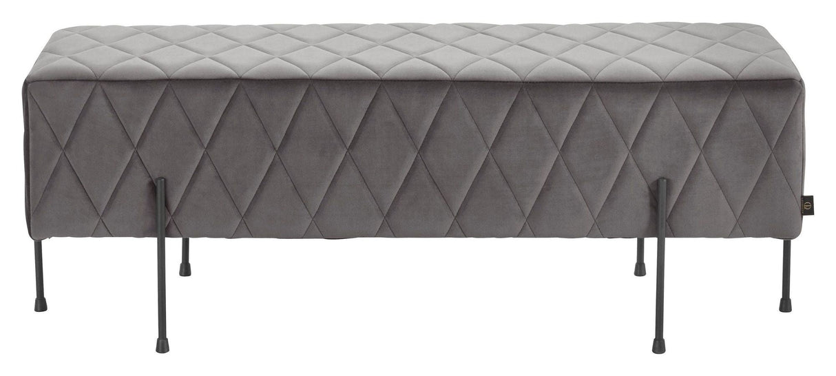 Tori Bench, Gray Velvet