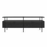 Wainwright TV Table, up to 60", Black oak