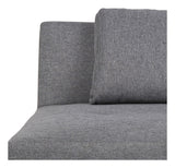 Lucca Sofa bed with 2 pillows, light gray fabric