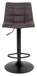 Middelfart Barstool, Dark Gray/Black Legs