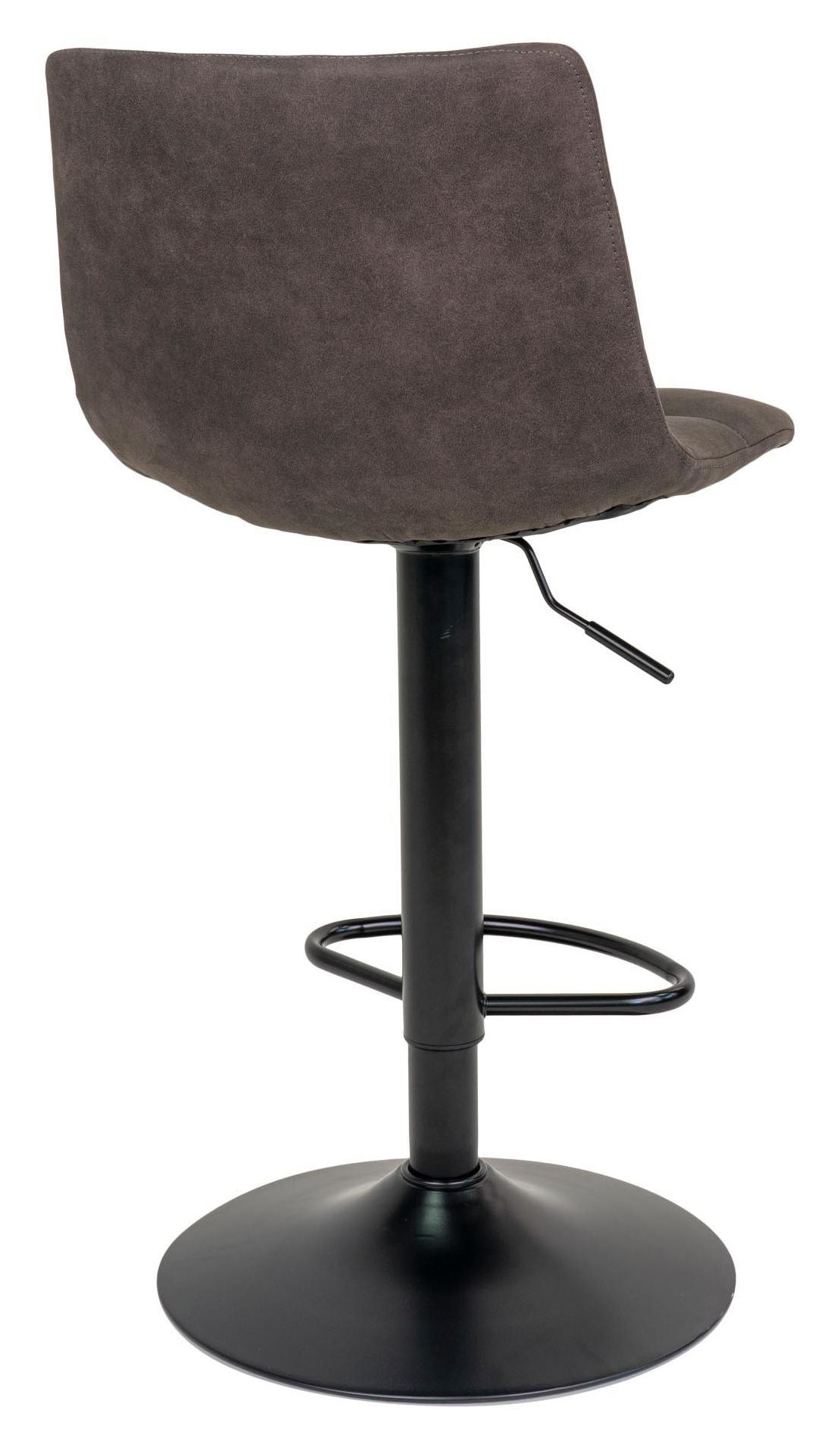 Middelfart Barstool, Dark Gray/Black Legs