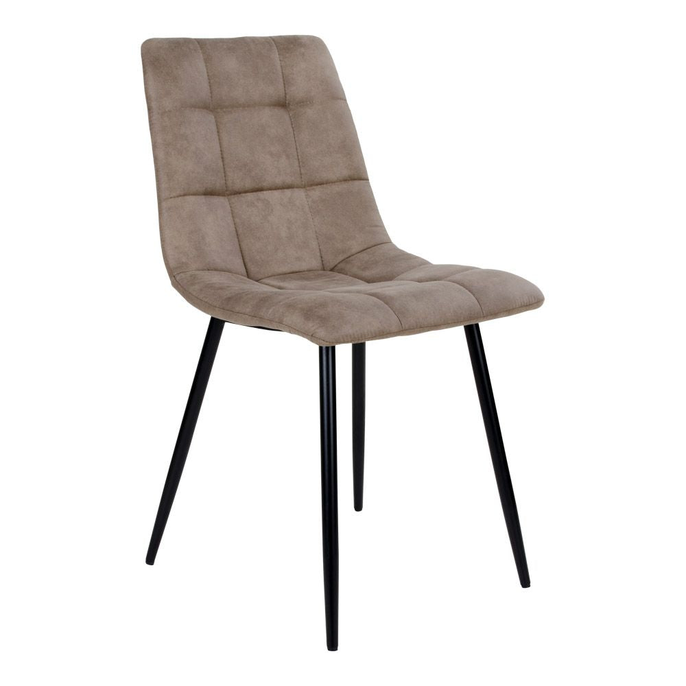 Middelfart Dining chair with microfiber, Light brown