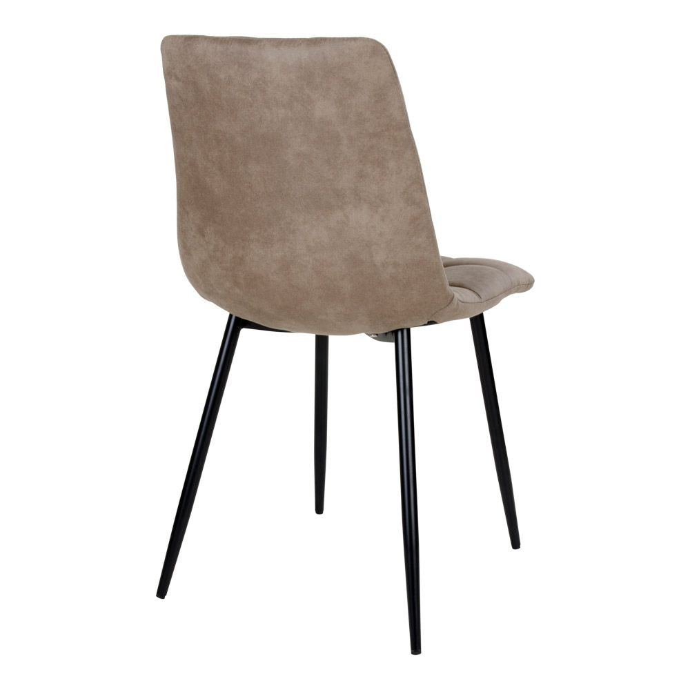 Middelfart Dining chair with microfiber, Light brown