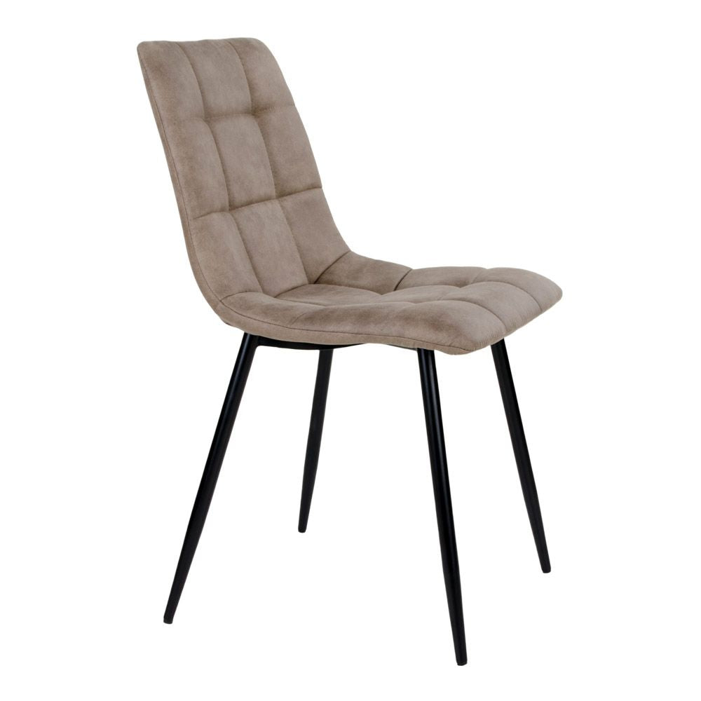 Middelfart Dining chair with microfiber, Light brown