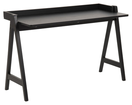 Miso Desk w. Oak veneer Top, Black stained