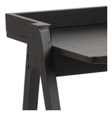 Miso Desk w. Oak veneer Top, Black stained