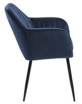 Mint Dining chair, Blue velvet