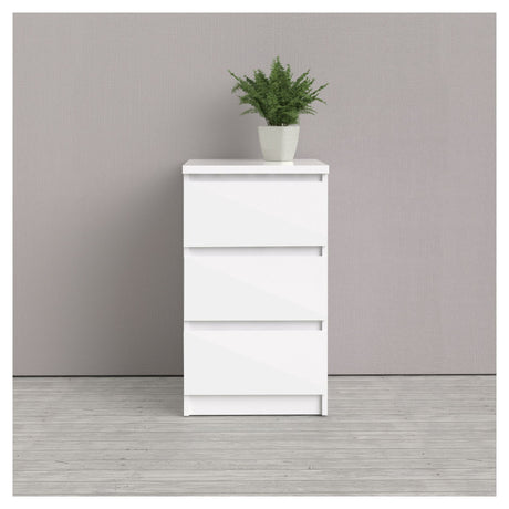 Naia Chest - White w/3 drawers B:40