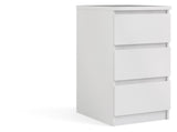 Naia Chest - White w/3 drawers B:40